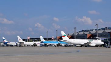 Flughafen Dresden Vorfeld